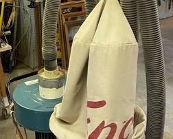 Enco Shop Dust Collector No. 150-3000	72x15x31in	HxWxD
