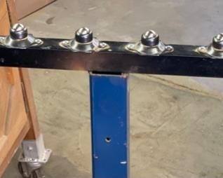 Ball bearing Lumber Roller Stand	45x25x16	HxWxD
