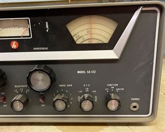 Hallicrafters SX-122 Vintage Ham Radio Receiver Tube	8 x 19 x 10.5in	HxWxD
