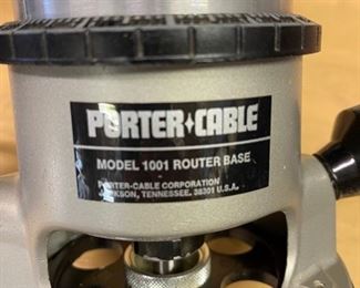 Porter Cable Router Model 6902 w/1001 Base	9” x 5.75 x 5.75	HxWxD
