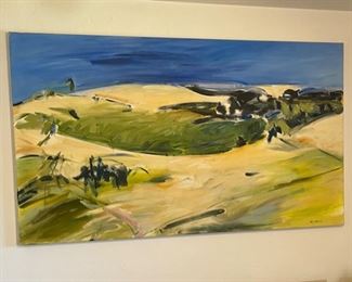 Original Art Gale DuBrow Landscape Painting	42 x 72 x 2in	HxWxD
