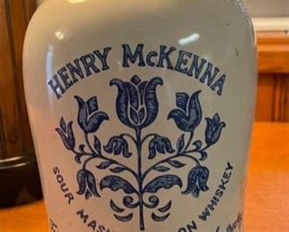 Henry McKenna D-126 Stoneware Whisky bottle	12 inches high	
