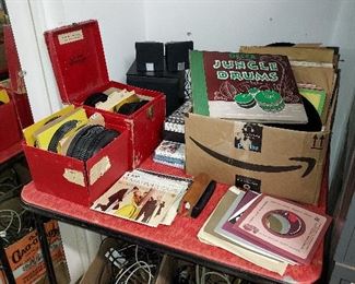 LP's, 78's & 45's