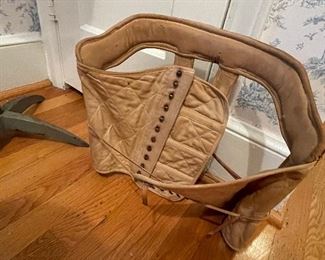 Vintage Metal Corset/Medical Back Brace. 