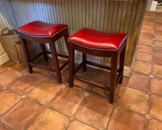 Counter Height Stools ~ Seats are 24" tall ~ 12.5" deep ~15.5" wide