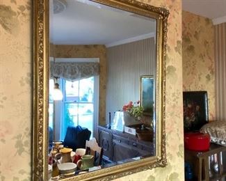 Wonderful Large Beveled Mirror