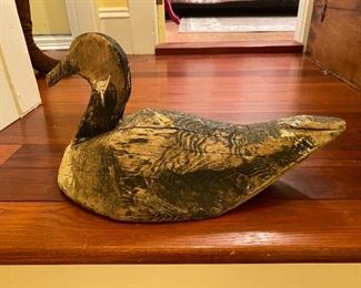 Primitive , weathered decoy