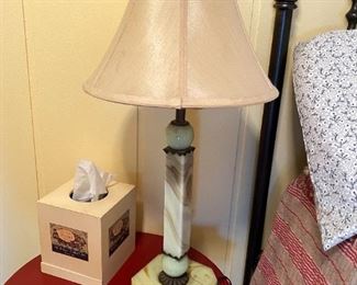 Gorgeous  Agate Lamp ( melon , lemon & creme )