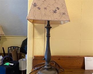 Old Fashioned  Pull On Candlestick Lamp