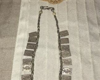 Handmade sterling choker 