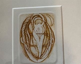 Nancy Dahlstrom Etching  