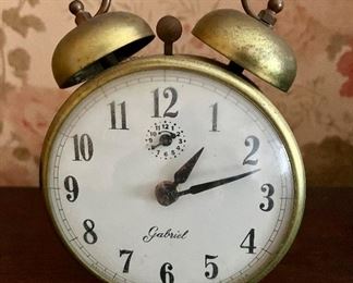 Vintage Gabriel Double Bell alarm clock