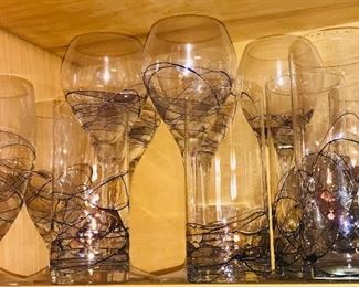 Art Glass Beverage Glasses