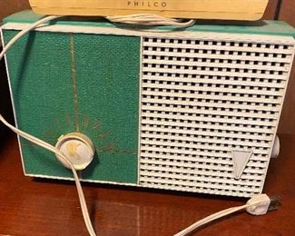Vintage Philco AM radio