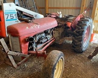 . . . a vintage tractor