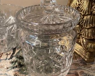 Waterford crystal biscuit barrell
