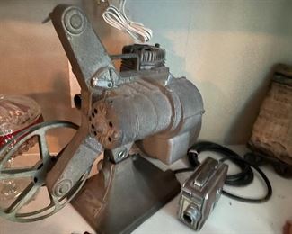 Vintage movie reel projector 