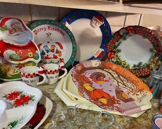 Holiday platters 