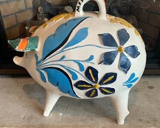 large ceramic pig from Mexico