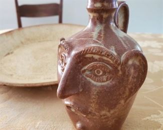 Face jug by Bob Armfield, Oakland Pottery...