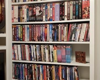 Staggering collection of movies, drama series, documentaries and more on DVD and VHS...