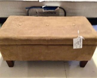Upholstered Bench with Storage