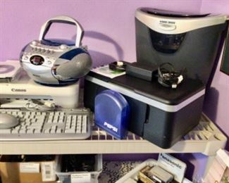 2 Computer Printers, Shredder, Computer Key Board, Mouse, etc...