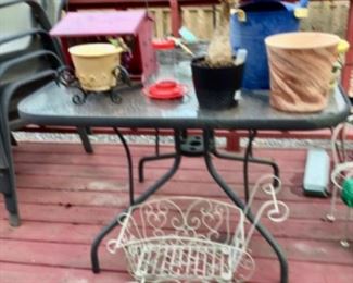 Patio Table, etc...