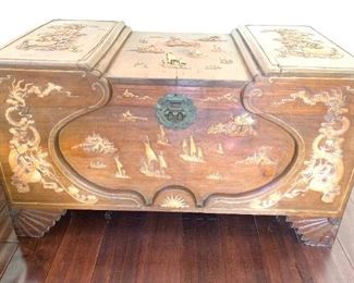 Carved Asian Chest