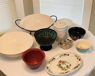 Flowers, Birds, Bowls, Metals And More