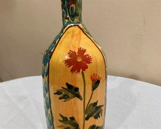 Hand Painted Italian Ceramic Vase