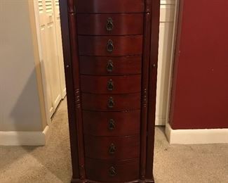 Hives and Honey Standing Jewelry Armoire