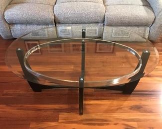 Modern GlassTop Coffee Table