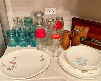 VTG Ball Jars and Glass Containers
