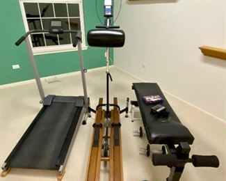 Exercise equipment including a NordicTrack (excellent condition)
