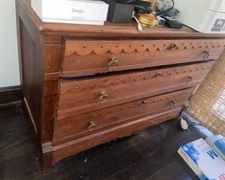 Lots of GORGEOUS Victorian EASTLAKE furniture refinished 3 drawer $450