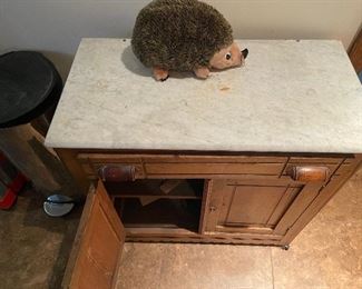same cool cabinet, with a porcupine on it... still $195