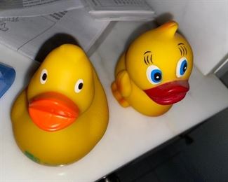 rubber duckie you're the one, makes my bathtub so much fun....