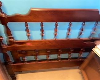 Maple Headboard and railings