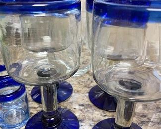 set of 4 glasses and pitcher   
