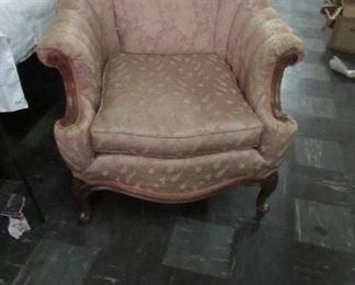 sofa and chair queen ann style