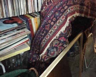 Records. Rugs.