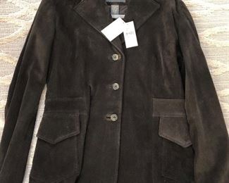Brown Suede Jacket - Banana Republic NWT size M $50