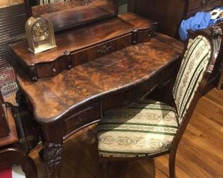 Item # 1: Mahogany Desk belonging to Mildred Thompson, price $500