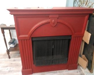 Shell for electric fire place