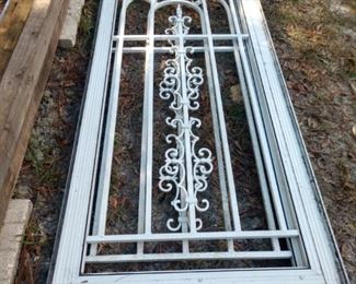 2 doors could be used in the garden or home