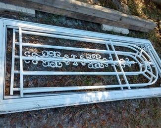2 Iron metal doors (Great for a garden) or home