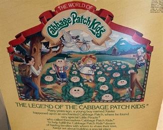 Back of Cabbage Patch Kids doll box