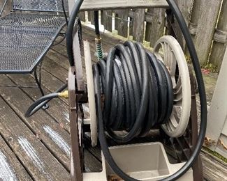 Hose with stand/holder