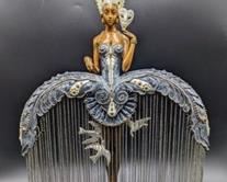 Erte “Her Secret Admirers” Bronze Sculpture. A truly stunning piece of art! Looks to be in excellent condition and numbered 142.

Measures 22” high and 15” wide at the waist. 